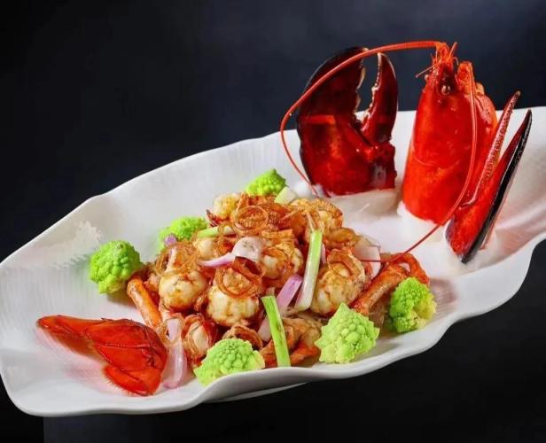 三蔥汁波士頓龍蝦